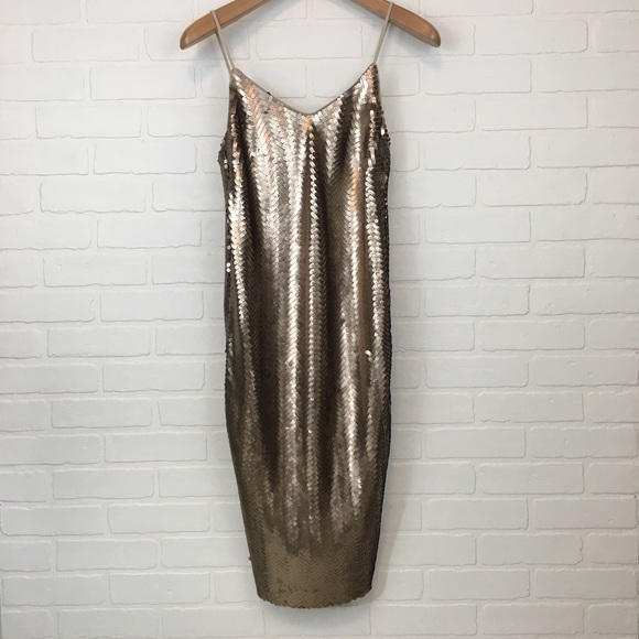 J. Crew Dresses & Skirts - J. Crew Herringbone Sequin Slip Dress